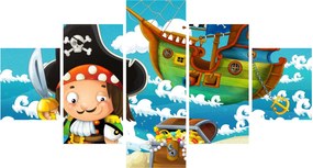 Obraz - Skarb piratów (125x70 cm)