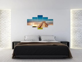 Obraz słynnego pomnika Majów (125x70 cm)