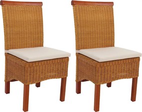 Krzesło do jadalni Var (zestaw 2 sztuk),  z poduszką na siedzisko