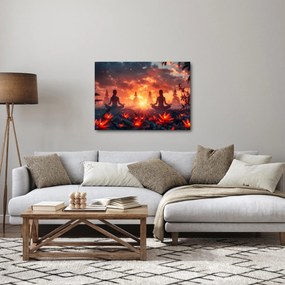 Obraz - Joga w przyrodzie (70x50 cm)