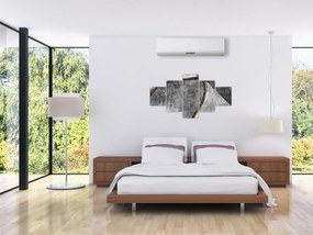 Obraz - Abstrakcja w betonie (125x70 cm)