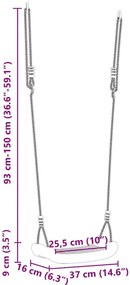 Żółta huśtawka ogrodowa G9-P87