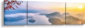 Obraz - Jezioro Bled (170x50 cm)