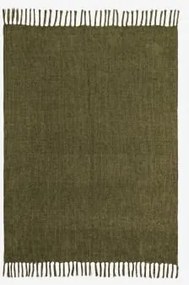 Koc Z Mikrofibry Maidina Intensywny Verde Olive & 140 X 200 Cm - Sklum