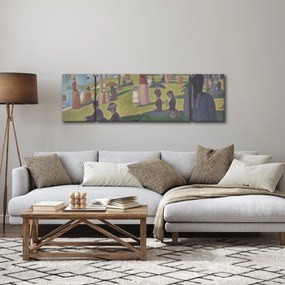 Obraz - Georges Seurat, A Sunday on La Grande Jatte, reprodukcje (170x50 cm)