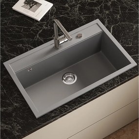 Zlewozmywak szary 80x51x20 sydney