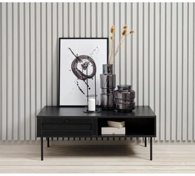 Czarny stolik 60x110 cm Pensacola – Unique Furniture