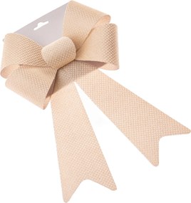 Kokarda świąteczna 23 x 38 cm, kremowy