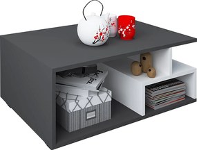 Drewniany zmiękczony stolik kawowy Sulas