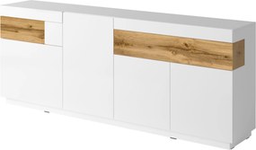 Komoda SILVANA 219 cm do Salonu Sypialni Biały
