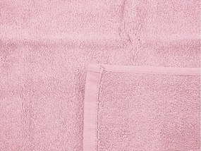 Mata łazienkowa BASIC 45x65 cm różowa, 100% bawełna