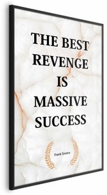 Plakat Best Revenge 60x90 cm z ramą czarną bez marginesu ARTGEIST B