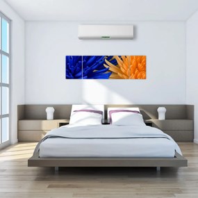 Szczegółowy obraz kwiatów (170x50 cm)