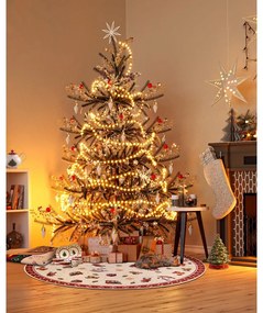 Czerwony okrągły dywan ze świątecznym motywem ø 150 cm Red Christmas – Villeroy&amp;Boch