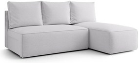 Jasnoszary narożnik z funkcją spania A9-F34