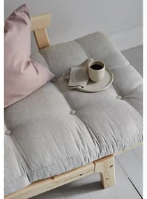 Sofa rozkładana Karup Design Step Natural Clear/Grey