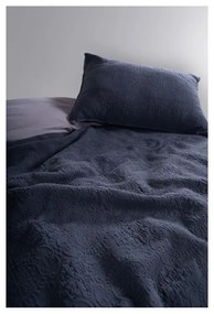 Ciemnoszary zestaw narzuty na łóżko i poszewki na poduszkę żakardowy 180x240 cm Jacquard – Mila Home Luxury