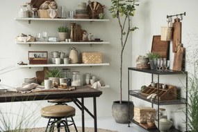 Zestaw 2 kwadratowych pudełek z drewna jesionowego CHIP WOOD