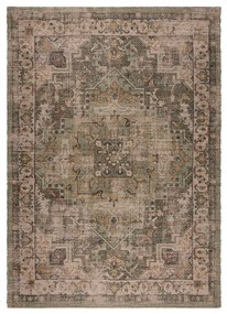 Dywan z mieszanki juty tkany ręcznie w kolorze khaki 160x230 cm Selena Jute Traditional – Flair Rugs