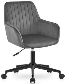 Fotel welurowy obrotowy beżowy G9-P98