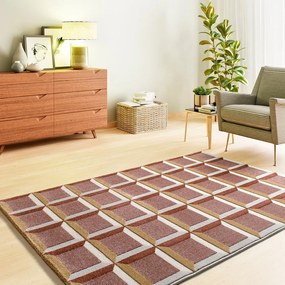 Dywan w kolorze terakoty 160x230 cm Amara – Universal