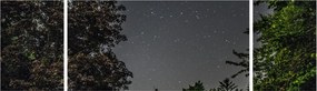 Obraz nocnego nieba (170x50 cm)