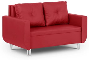 Sofa kanapa 2 os z funkcją spania RED Czerwony