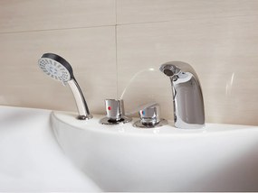 Wanna z hydromasażem GAVINO - 1-osobowa - 140L - 75*150*H65cm - Narożnik lewostronny