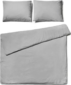 PrzytulneMieszkanie.pl PrzytulneMieszkanie.pl Bawełniana pościel CALMORA jasnoszara Rozmiar pościeli: 2 szt 70 x 90 cm | 200 x 220 cm