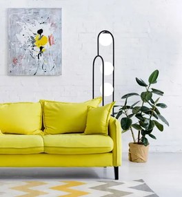 Nowoczesna lampa stojąca z półką - S824 K6-B46