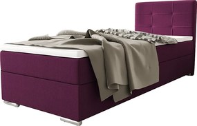 BEDANTE Łóżko kontynentalne ZILANO1 80x200 Cosmic 110 fioletowy Strona otwierania prawe