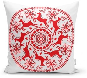 Zestaw 4 świątecznych poszewek na poduszki i bieżnika Minimalist Cushion Covers Christmas