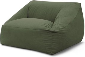 Zielony sztruksowy worek do siedzenia Lilibet – Bobochic Paris