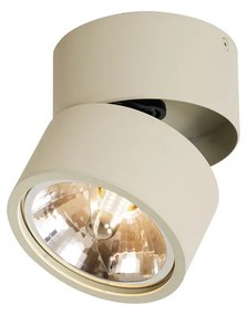 Nowoczesny Okrągły Beżowy Reflektor Sufitowy G9 Obrotowy i Uchylny - Go Nine