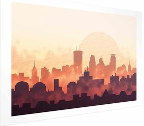 Plakat Żar miasta 60x40 cm bez ramy z marginesem ARTGEIST B