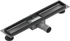 Mexen Flat korpus do odpływu liniowego 60 cm, gun gray szczotkowany - 1E15060