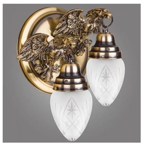 Kemar OK60/2/P - Kinkiet OURO EAGLE 2xE27/60W/230V