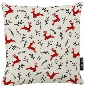 Świąteczna poduszka z poszewką z bawełny Butter Kings Deer, 45x45