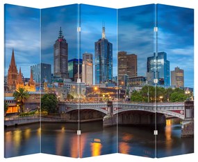 Parawan - Miasto Melbourne (210x170 cm)