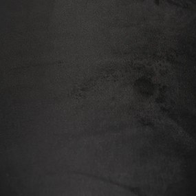 Aksamitny abażur czarny 40/40/40 ze złotym wnętrzem