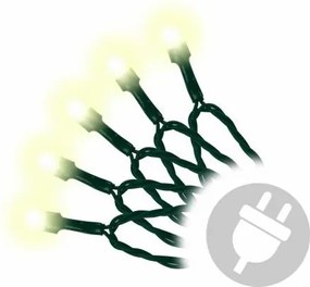 Świąteczne LED oświetlenie - 20 m, 200 MAXI LED, ciepła biel