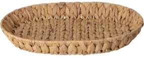 Kosz owalny pleciony z hiacyntu wodnego BRAID, 28 x 35 cm