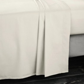 Beżowe prześcieradło z satyny bawełnianej 230x260 cm Cotton Sateen – Bianca