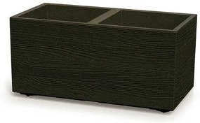 Doniczka MADERA CASE ECO WOOD 77 cm, ciemnobrązowy, M
