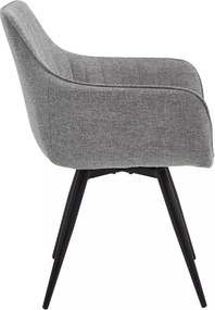 Szare krzesło do kuchni BALLO BREGO