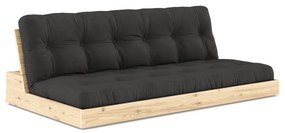 Ciemnoszara rozkładana sofa 196 cm Base – Karup Design