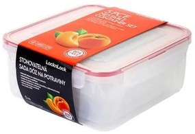 LOCKnLOCK Zestaw pojemników na żywność Lockkwadrat, 5 szt.