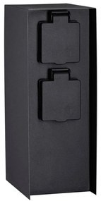 Paulmann 94657 - Zewnętrzny słupek zasilający RIO 2Z SCHUKO 230V IP44