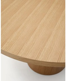 Okrągły stół w dekorze dębu ø 150 cm Nealy – Kave Home