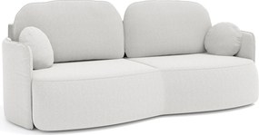 Elegancka jasnoszara kanapa z funkcją spania P4-H03